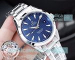 Copy Omega Seamaster Aqua Terra 150 Blue Dial Stainless Steel Watch
